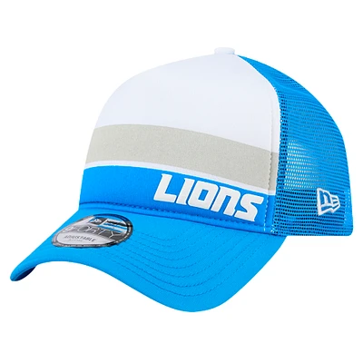 Toddler New Era Blue Detroit Lions Sport Night Color Block 9FORTY A-Frame Trucker Adjustable Hat