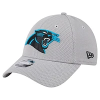 Youth New Era Gray Carolina Panthers Main 9FORTY Adjustable Hat