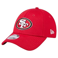 Youth New Era Scarlet San Francisco 49ers Main 9FORTY Adjustable Hat