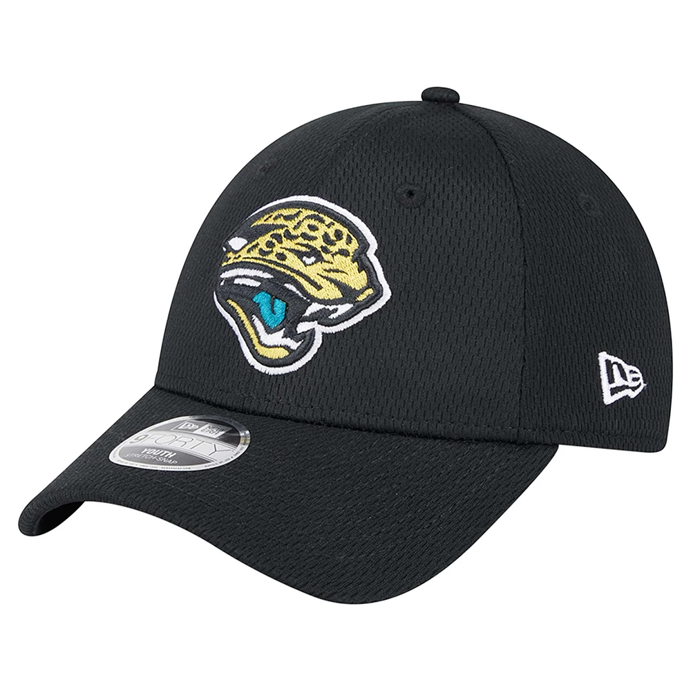 Youth New Era Black Jacksonville Jaguars Main 9FORTY Adjustable Hat