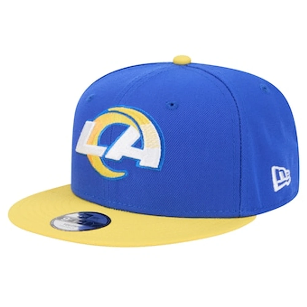 Youth New Era Royal/Gold Los Angeles Rams Main Two-Tone 9FIFTY Snapback Hat