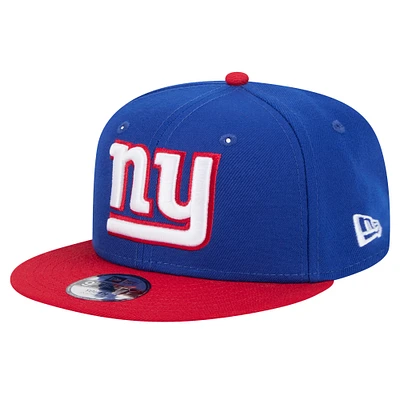 Youth New Era Royal/Red New York Giants Main Two-Tone 9FIFTY Snapback Hat