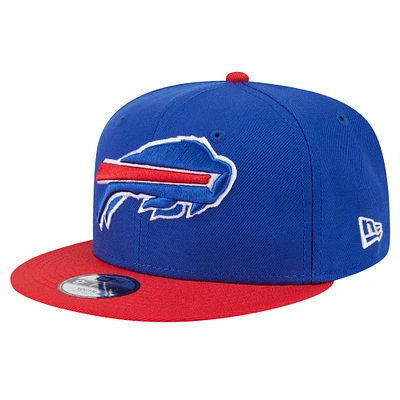 Youth New Era Royal/Red Buffalo Bills Main Two-Tone 9FIFTY Snapback Hat