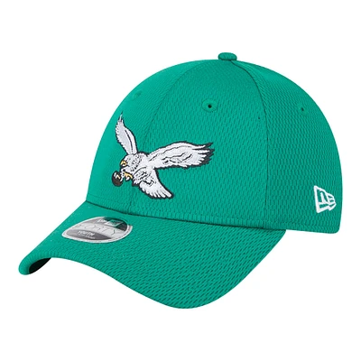 Toddler New Era Kelly Green Philadelphia Eagles Main 9FORTY Adjustable Hat