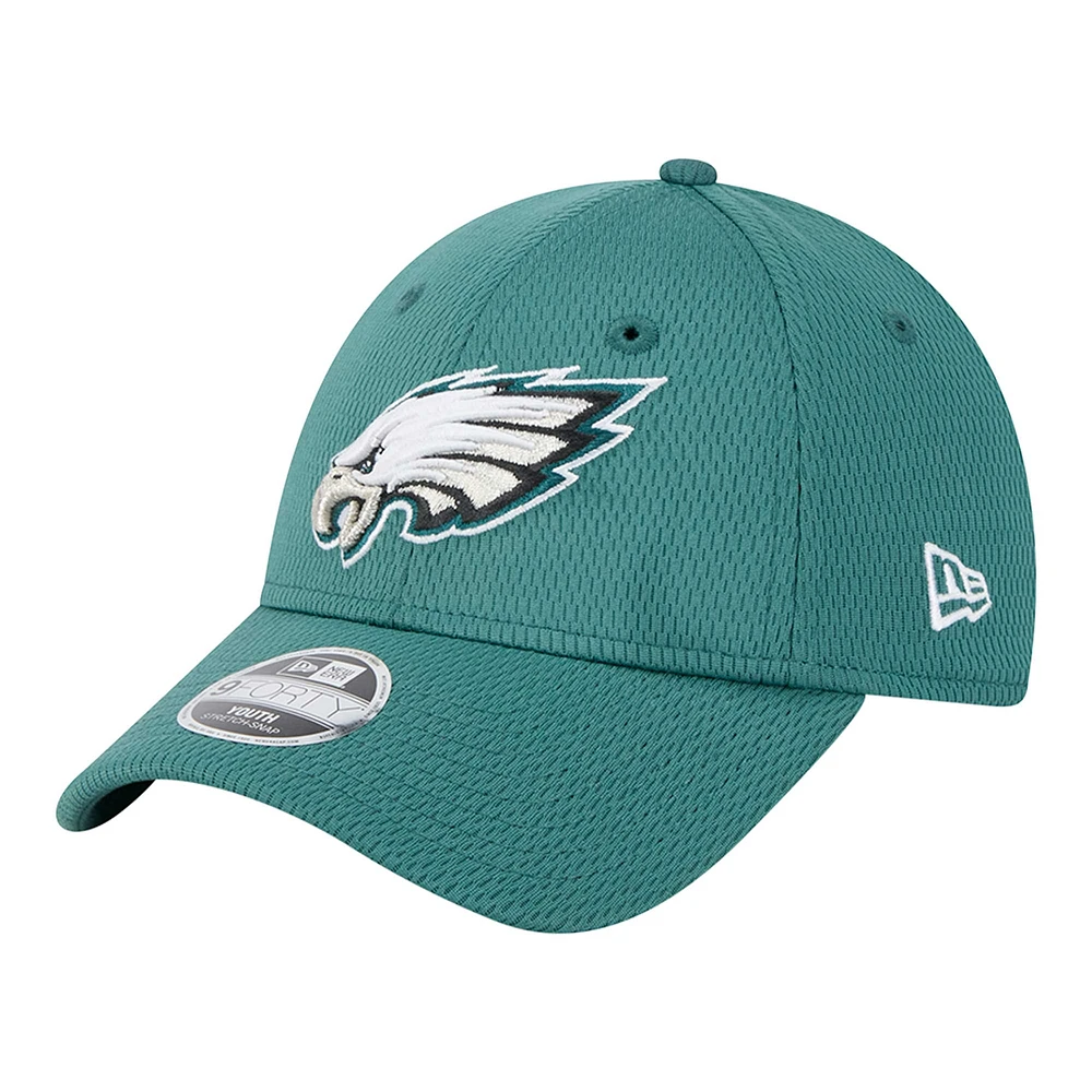 Toddler New Era Midnight Green Philadelphia Eagles Main 9FORTY Adjustable Hat