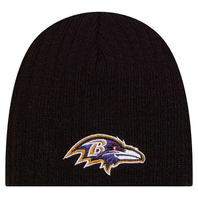 Infant New Era Black Baltimore Ravens Mini Knit Hat