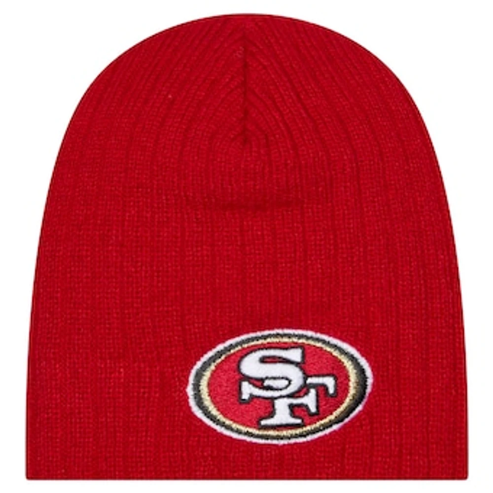 Infant New Era Scarlet San Francisco 49ers Mini Knit Hat