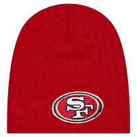 Infant New Era Scarlet San Francisco 49ers Mini Knit Hat