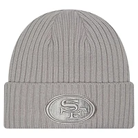 Youth New Era Gray San Francisco 49ers Color Pack Cuffed Knit Hat