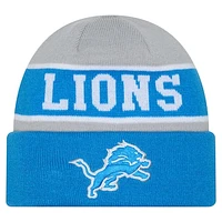 Youth New Era Blue Detroit Lions Active Reversible Cuffed Knit Hat