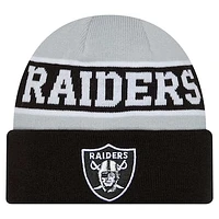 Youth New Era Black Las Vegas Raiders Active Reversible Cuffed Knit Hat