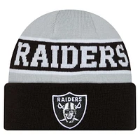 Youth New Era Black Las Vegas Raiders Active Reversible Cuffed Knit Hat