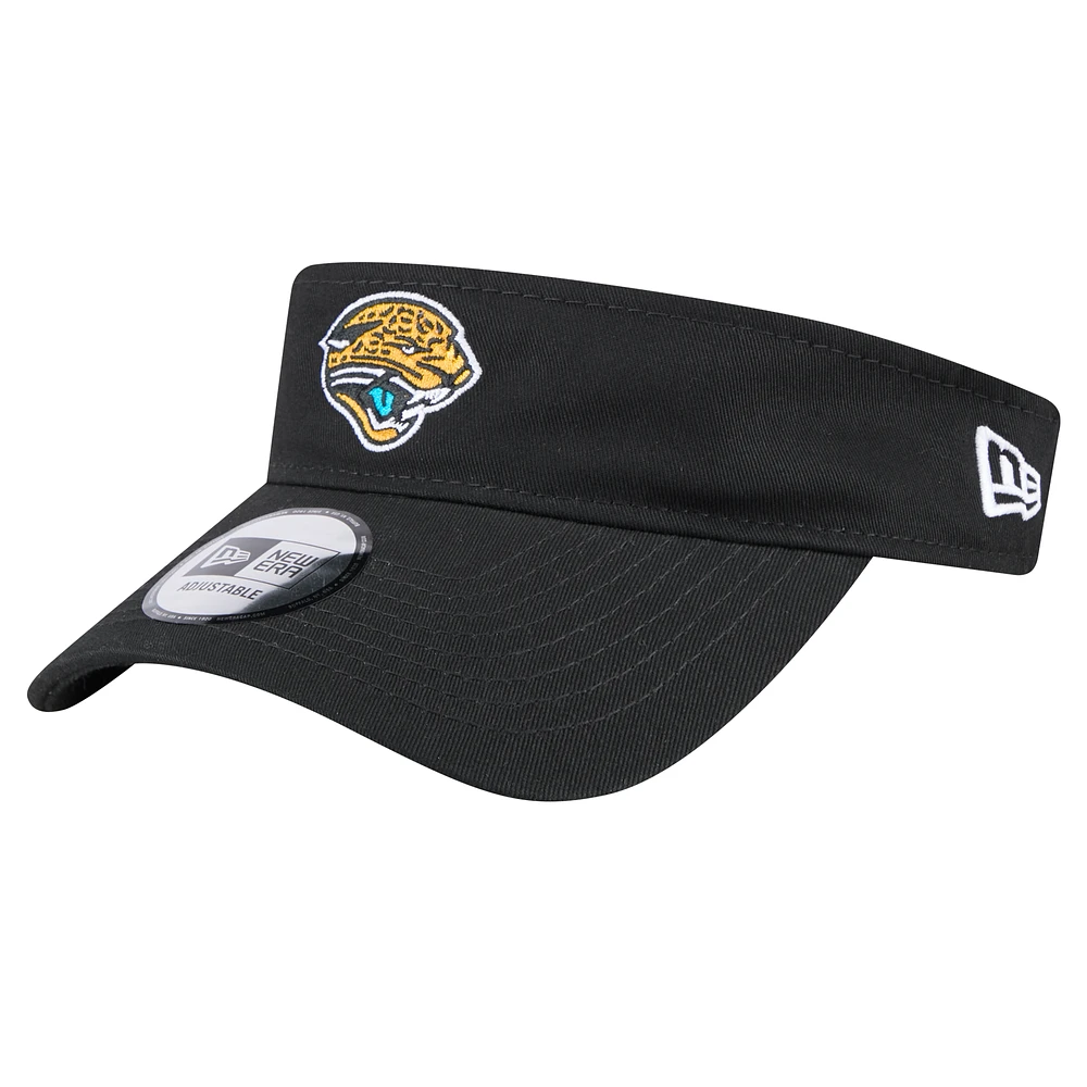 Men's New Era Black Jacksonville Jaguars Main Adjustable Visor