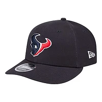 Men's New Era Navy Houston Texans Main Low Profile 9FIFTY Snapback Hat