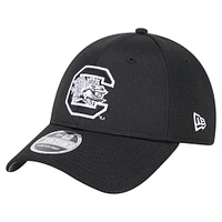 Men's New Era Black South Carolina Gamecocks Pivot 9FORTY Stretch-Snap Adjustable Hat