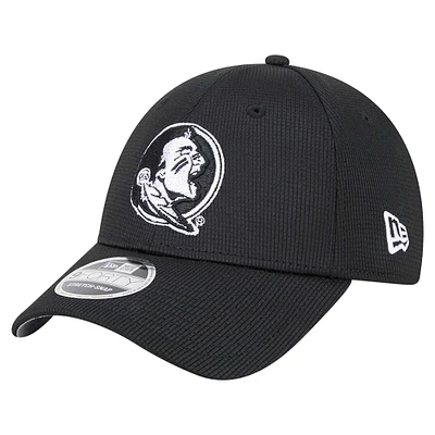 Men's New Era Black Florida State Seminoles Pivot 9FORTY Stretch-Snap Adjustable Hat