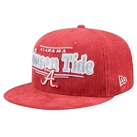 Men's New Era Crimson Alabama Crimson Tide Display 9FIFTY Snapback Hat