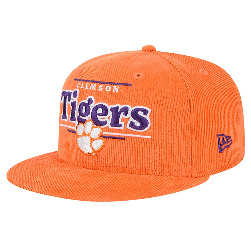 Men's New Era Orange Clemson Tigers Display 9FIFTY Snapback Hat