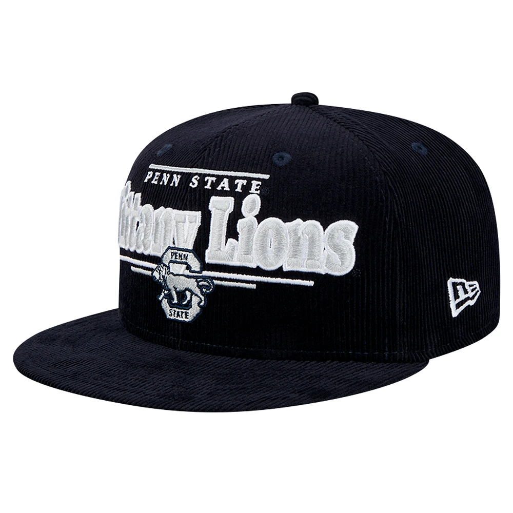 Men's New Era Navy Penn State Nittany Lions Display 9FIFTY Snapback Hat