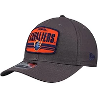 Men's New Era Charcoal Virginia Cavaliers Team Elevated 9SEVENTY Stretch-Snap Adjustable Hat