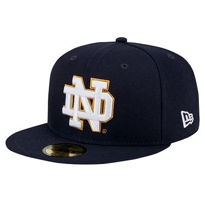 Men's New Era Navy Notre Dame Fighting Irish 59FIFTY Fitted Hat