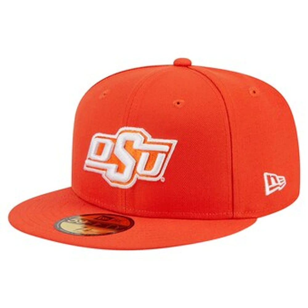 Men's New Era Orange Oklahoma State Cowboys 59FIFTY Fitted Hat