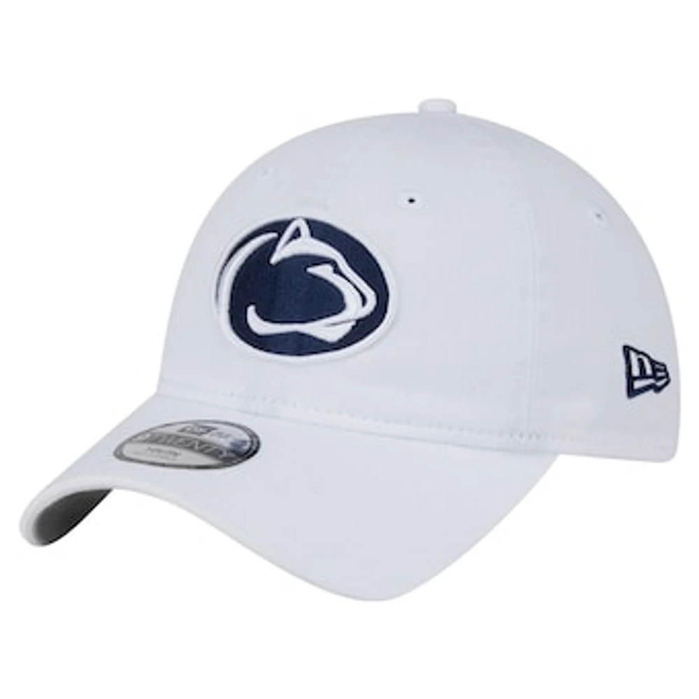 Youth New Era  White Penn State Nittany Lions Logo 9TWENTY Adjustable Hat