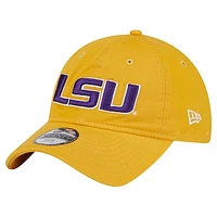 Youth New Era  Gold LSU Tigers Logo 9TWENTY Adjustable Hat