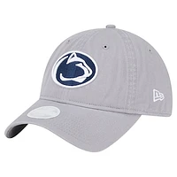 Women's New Era Gray Penn State Nittany Lions Logo 9TWENTY Adjustable Hat