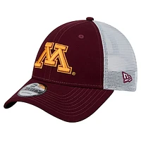 Men's New Era  Maroon Minnesota Golden Gophers Trucker 9FORTY Adjustable Hat