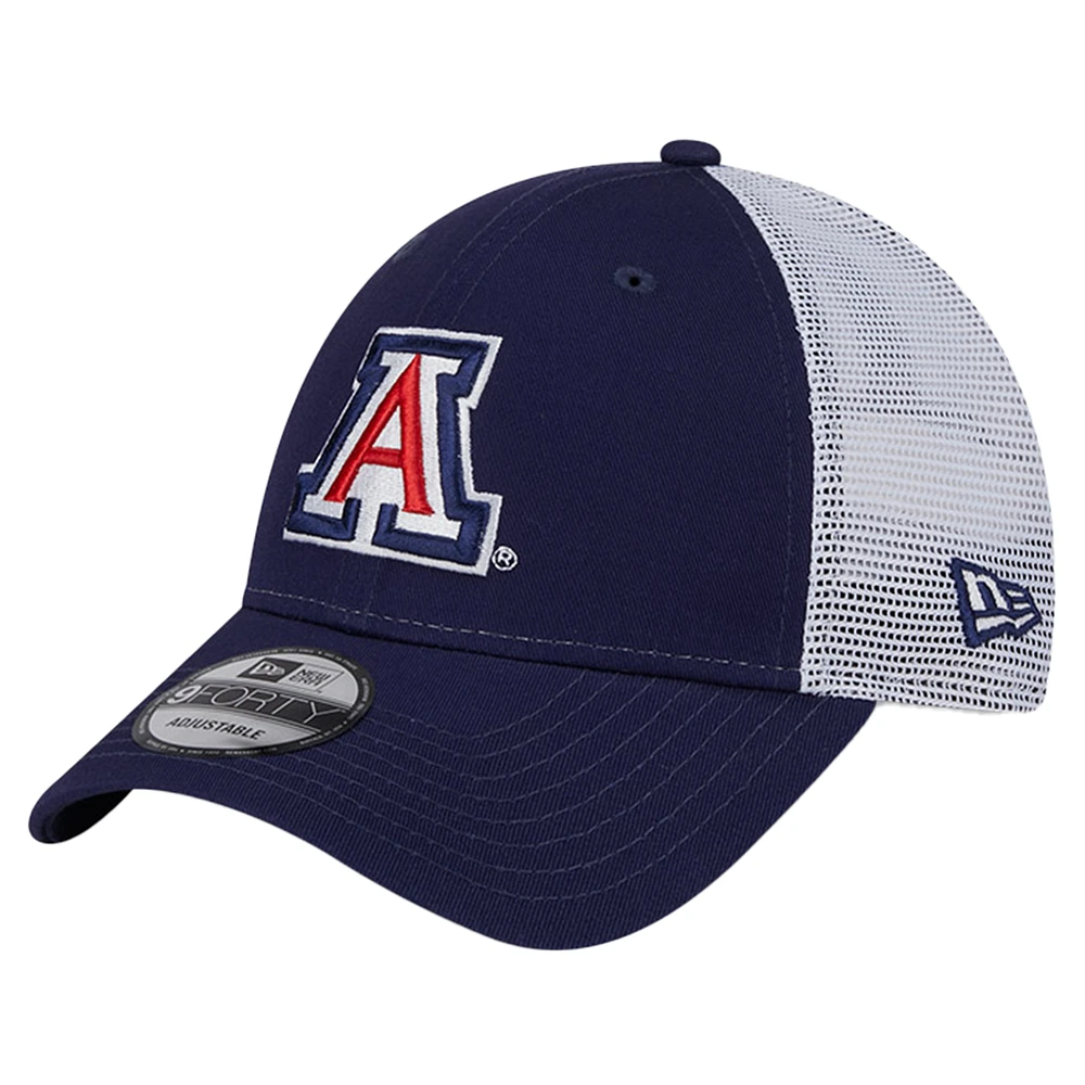 Men's New Era  Navy Arizona Wildcats Trucker 9FORTY Adjustable Hat