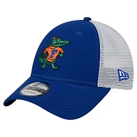 Men's New Era Royal Florida Gators Trucker 9FORTY Adjustable Hat