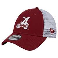 Men's New Era Crimson Alabama Crimson Tide Trucker 9FORTY Adjustable Hat