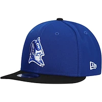 Men's New Era Royal Duke Blue Devils Two-Tone 9FIFTY Snapback Hat