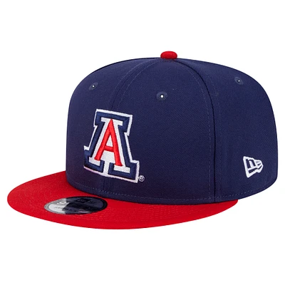 Men's New Era Navy Arizona Wildcats Two-Tone 9FIFTY Snapback Hat