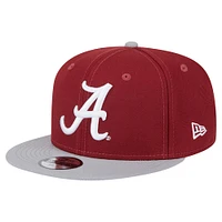 Youth New Era  Crimson Alabama Crimson Tide Logo 9FIFTY Adjustable Hat