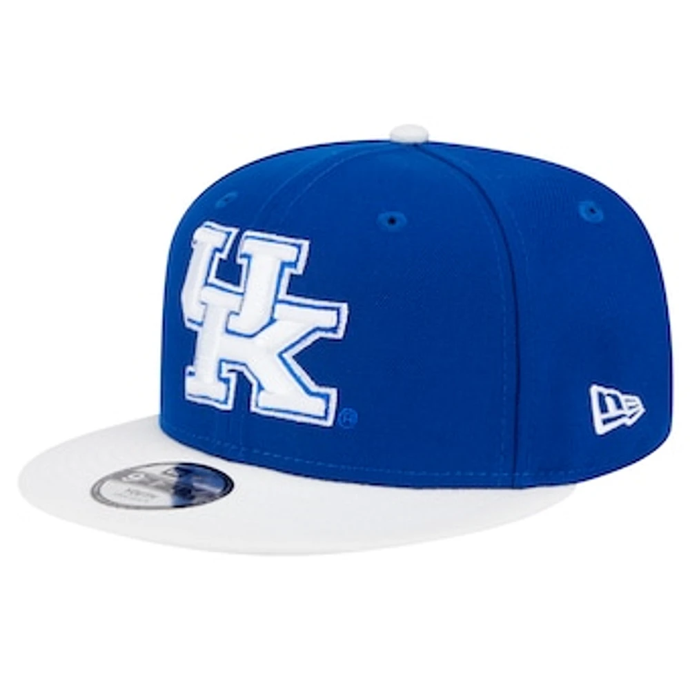 Youth New Era  Royal Kentucky Wildcats Logo 9FIFTY Adjustable Hat