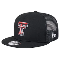 Men's New Era Red Texas Tech Red Raiders 9FIFTY Trucker Snapback Hat