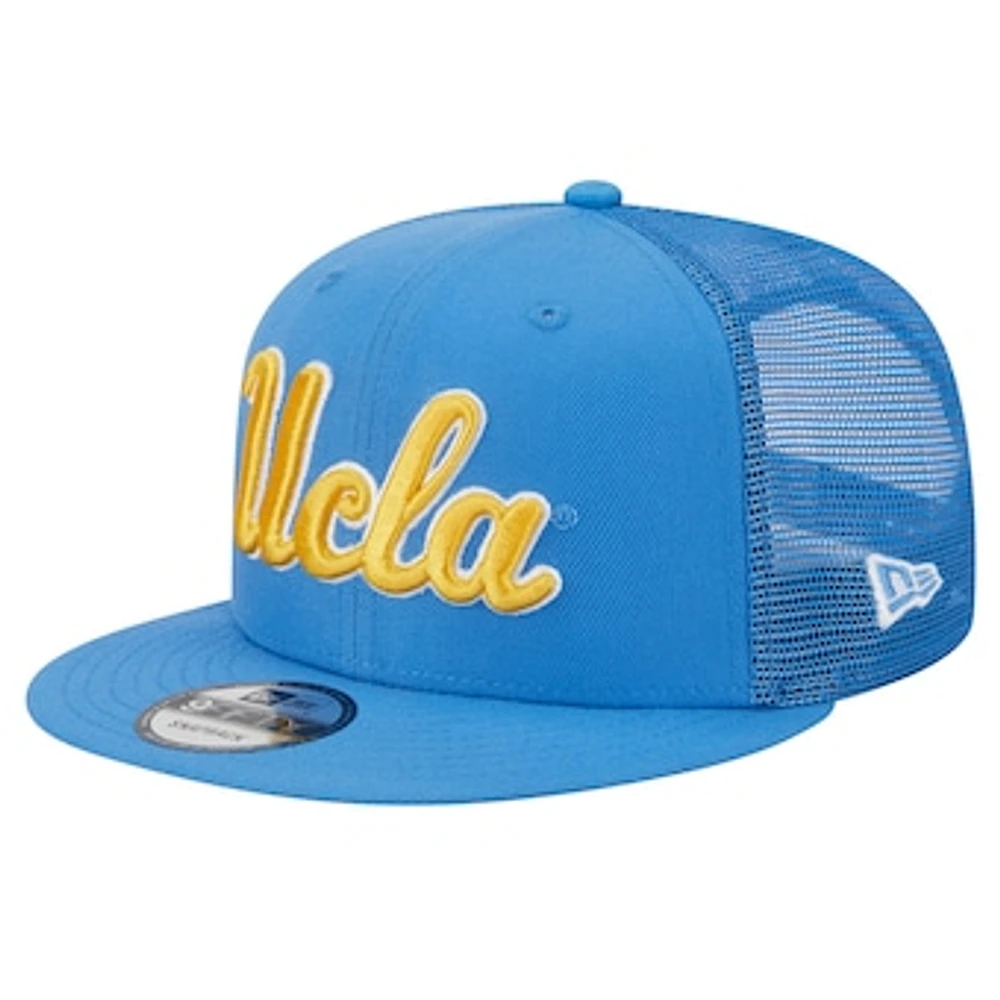 Men's New Era Blue UCLA Bruins 9FIFTY Trucker Snapback Hat