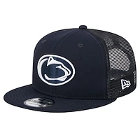 Men's New Era Navy Penn State Nittany Lions Trucker 9FIFTY Snapback Hat