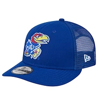 Men's New Era Royal Kansas Jayhawks Trucker 9FIFTY Snapback Hat