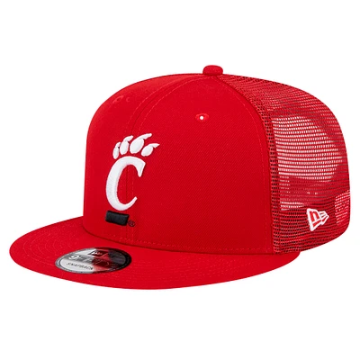 Men's New Era Red Cincinnati Bearcats Trucker 9FIFTY Snapback Hat