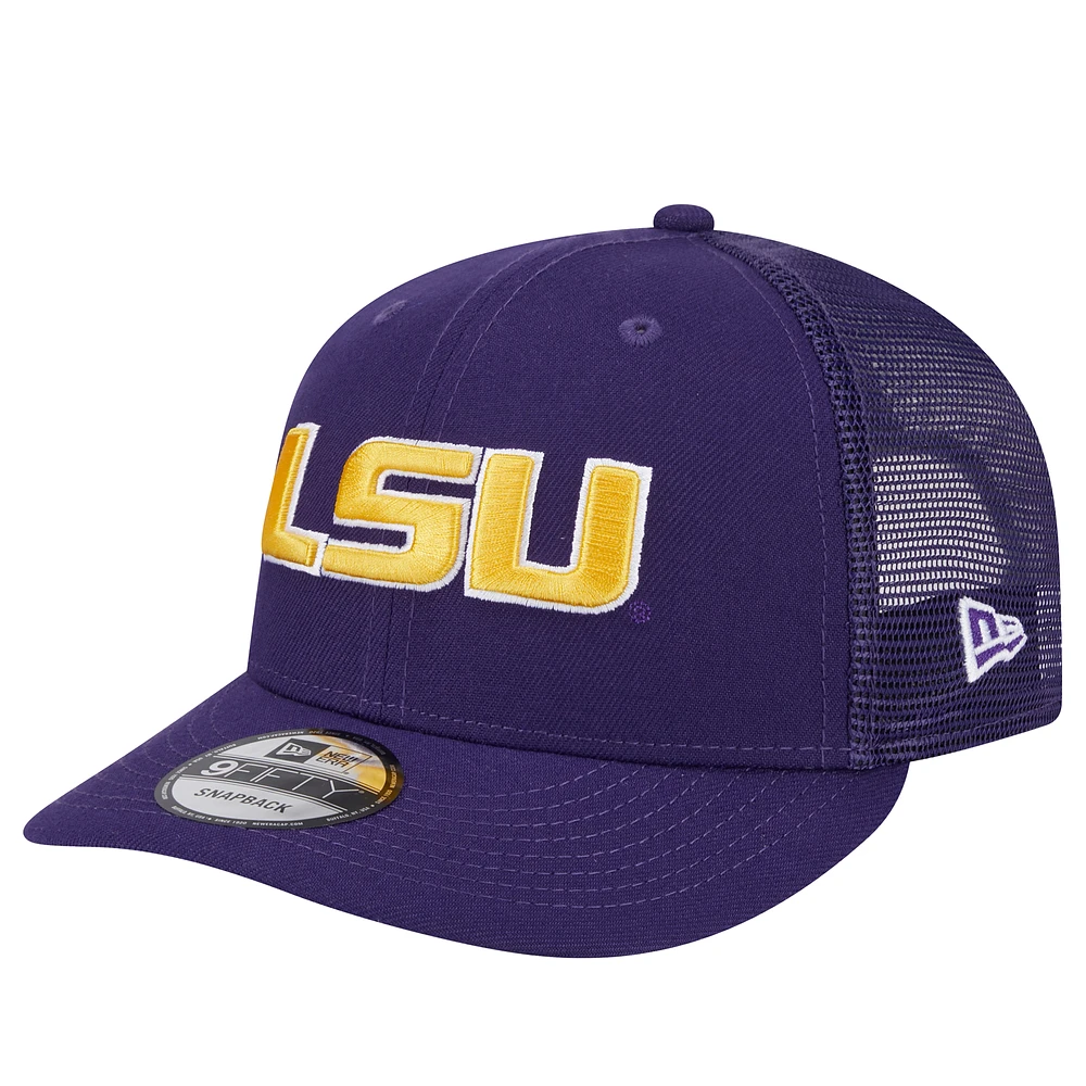 Men's New Era Purple LSU Tigers Trucker 9FIFTY Snapback Hat