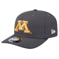 Men's New Era Charcoal Minnesota Golden Gophers 9SEVENTY Stretch-Snap Hat