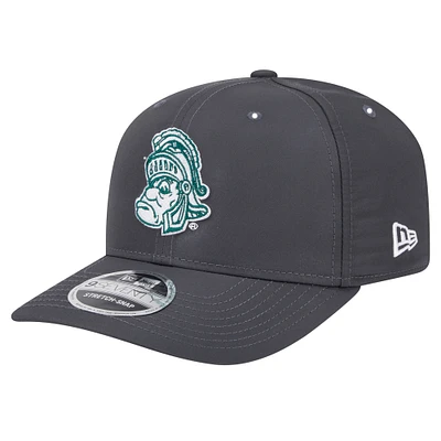 Men's New Era Charcoal Michigan State Spartans 9SEVENTY Stretch-Snap Hat