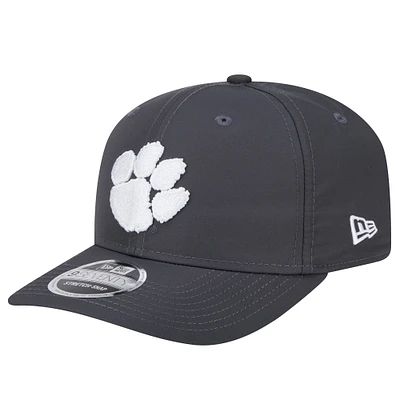 Men's New Era Charcoal Clemson Tigers 9SEVENTY Stretch-Snap Hat