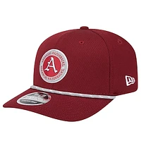 Men's New Era Cardinal Arkansas Razorbacks COOLERA 9SEVENTY Rope Stretch-Snap Hat