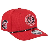 Men's New Era Maroon South Carolina Gamecocks COOLERA 9SEVENTY Rope Stretch-Snap Hat