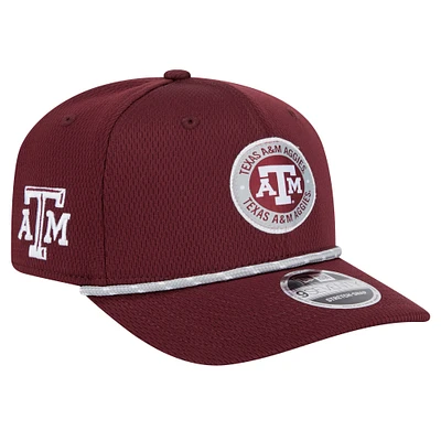 Men's New Era Maroon Texas A&M Aggies COOLERA 9SEVENTY Rope Stretch-Snap Hat