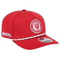 Men's New Era Crimson Indiana Hoosiers COOLERA 9SEVENTY Rope Stretch-Snap Hat